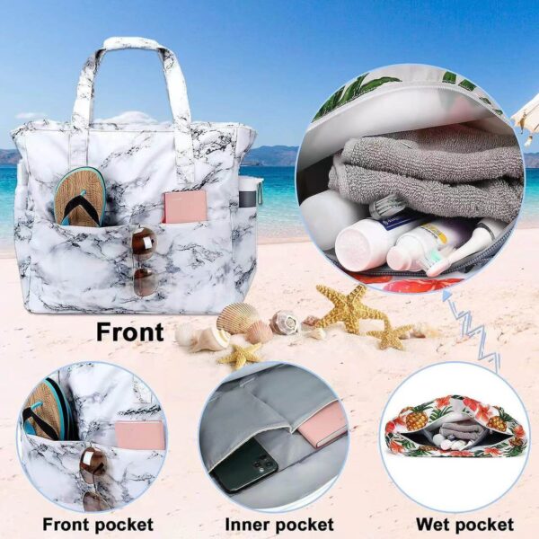 Beach Bag With Compartments